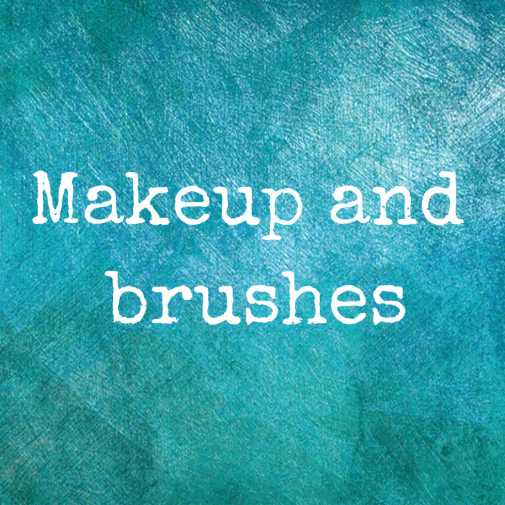 Makeup and brushes start here